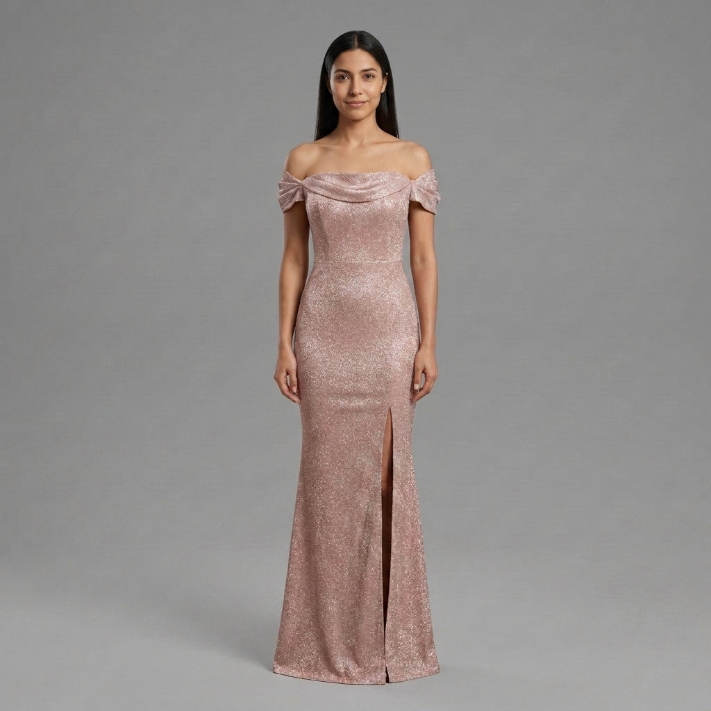 Vestido Oro Rosa - VD039