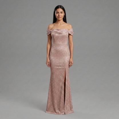 Vestido Oro Rosa - VD039