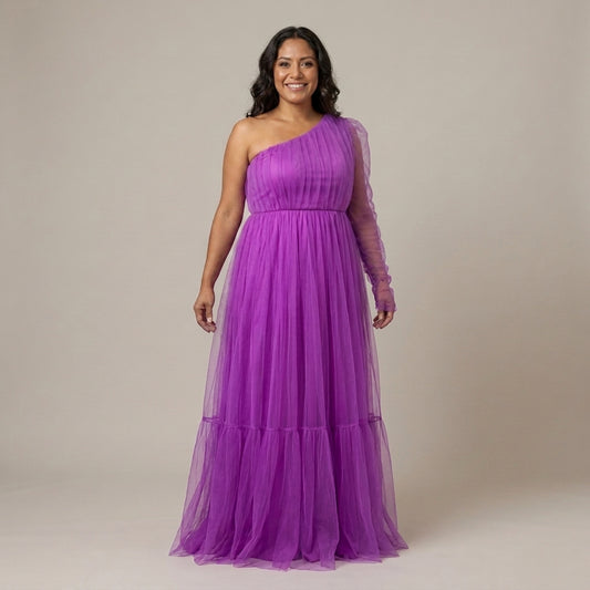 Vestido Jardín Purpura - VD043