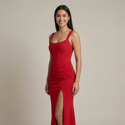 Vestido Granate - VD049
