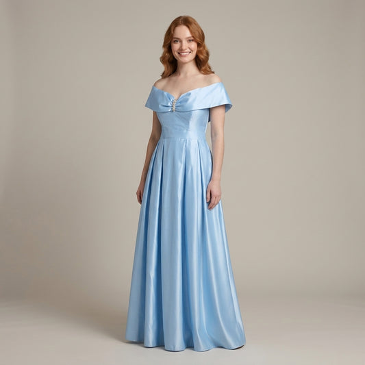 Vestido Aurora Celeste - VD025