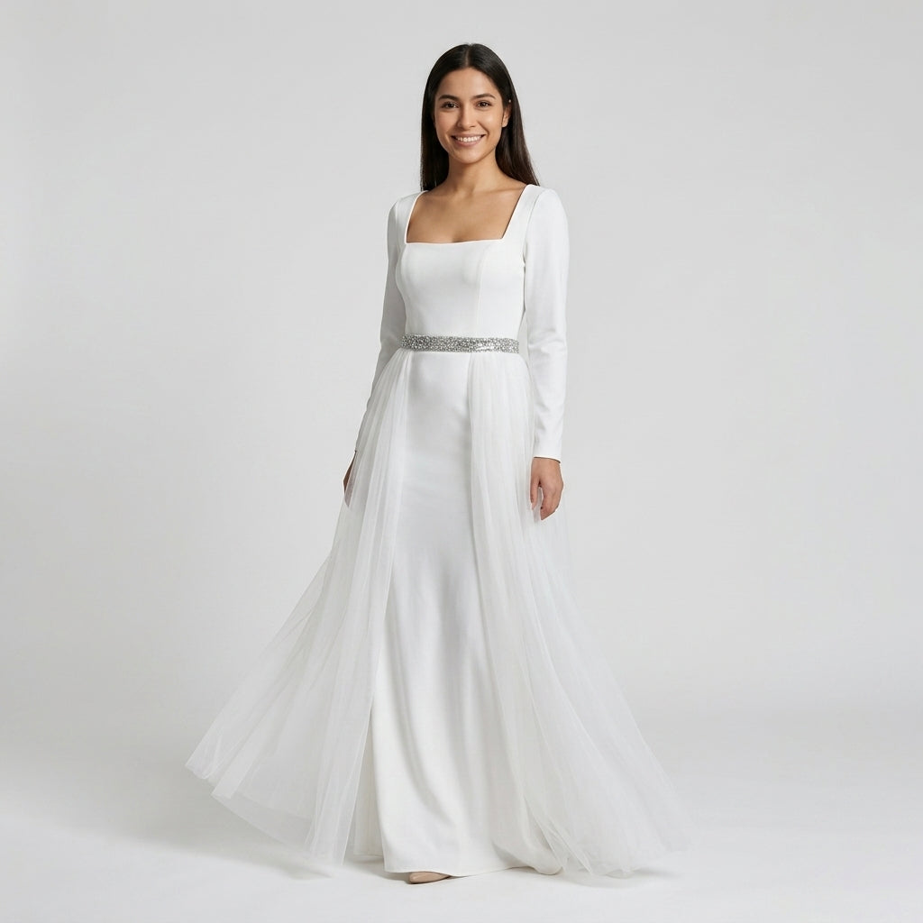 Vestido Perla Blanca - VD019